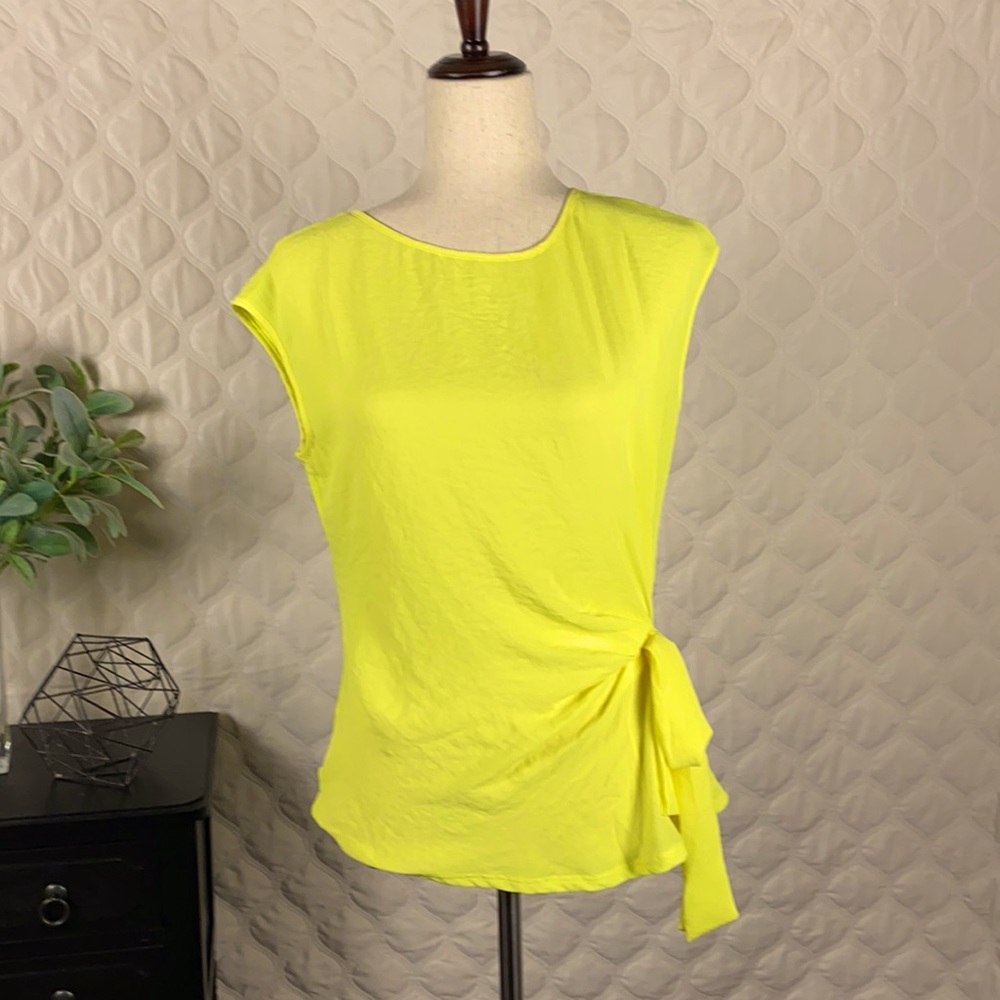 Vince Camuto neon shirt